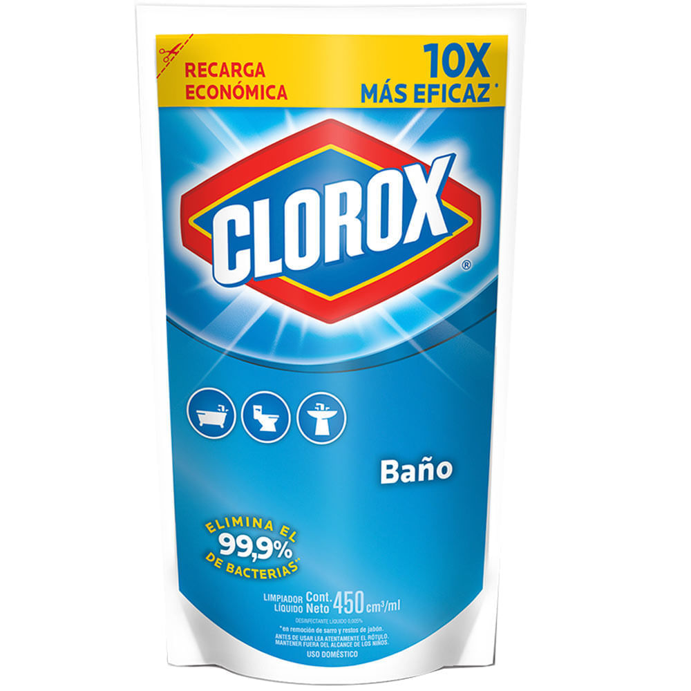 Desinfectante CLOROX Baño Doypack 450ml
