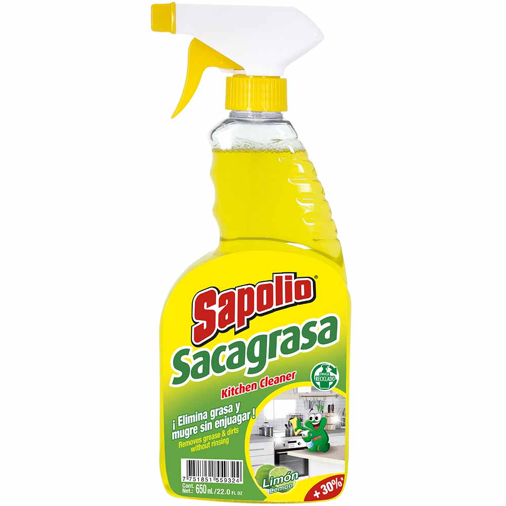 Sacagrasa SAPOLIO Limón Botella 650ml