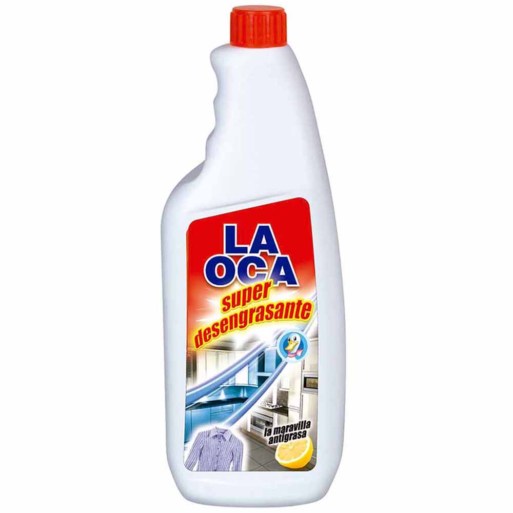 Sacagrasa Líquido LA OCA Súper Desengrasante Repuesto Botella 750ml