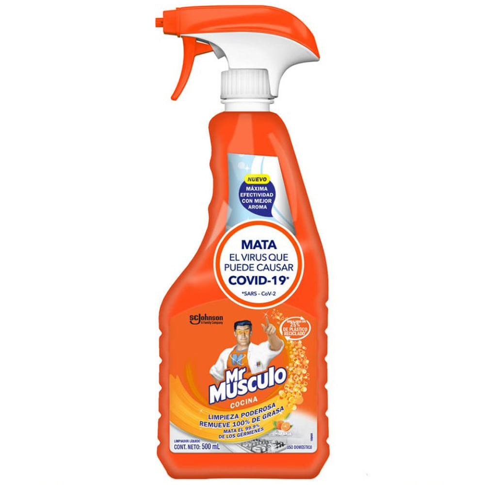 Sacagrasa MR. MÚSCULO Verde Gatillo 500ml