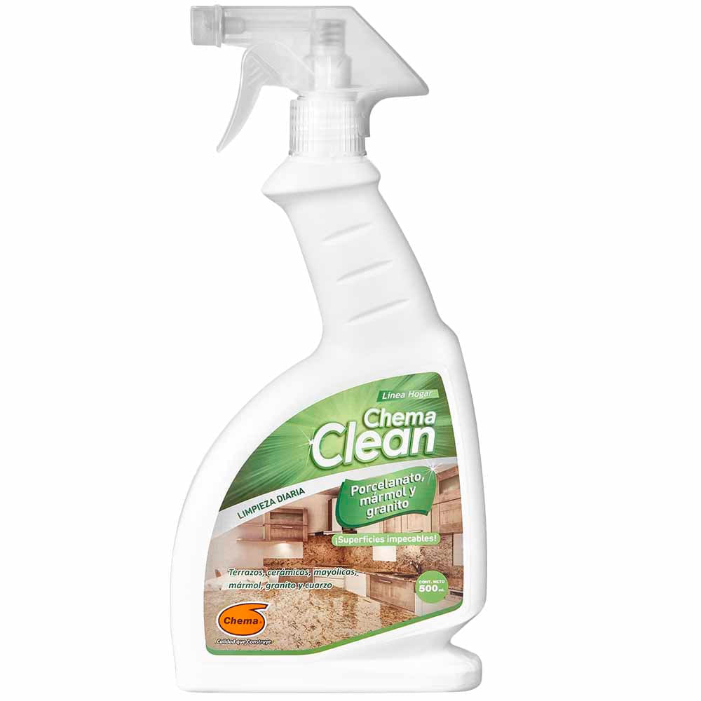 Limpiador Líquido Multiuso CHEMA CLEAN Piso Porcelanato Cerámico Gatillo 500ml