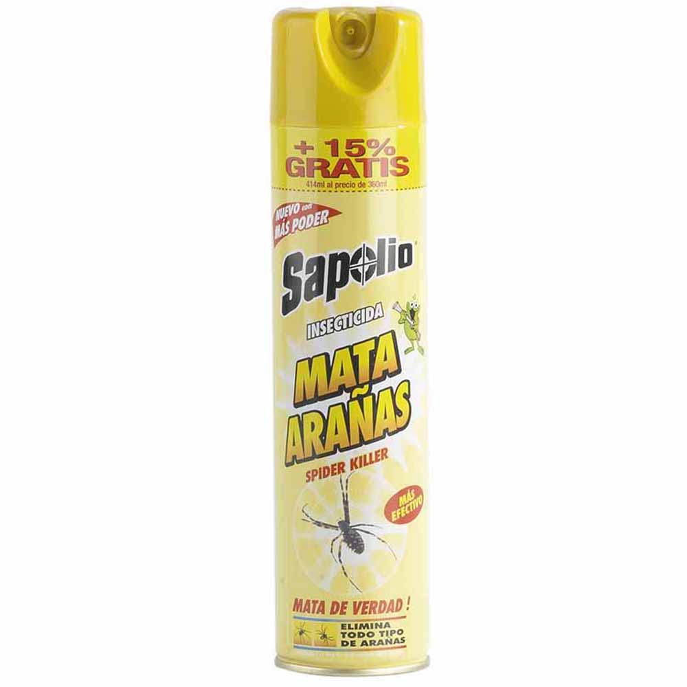 Insecticida Aerosol SAPOLIO Mata Arañas Frasco 360ml