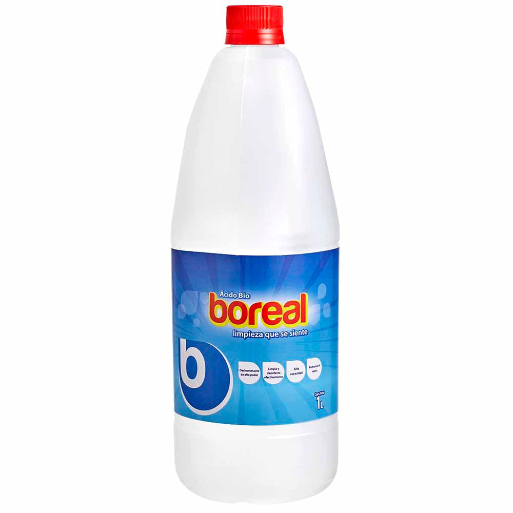 Ácido Muriático BOREAL Bio Botella 1L