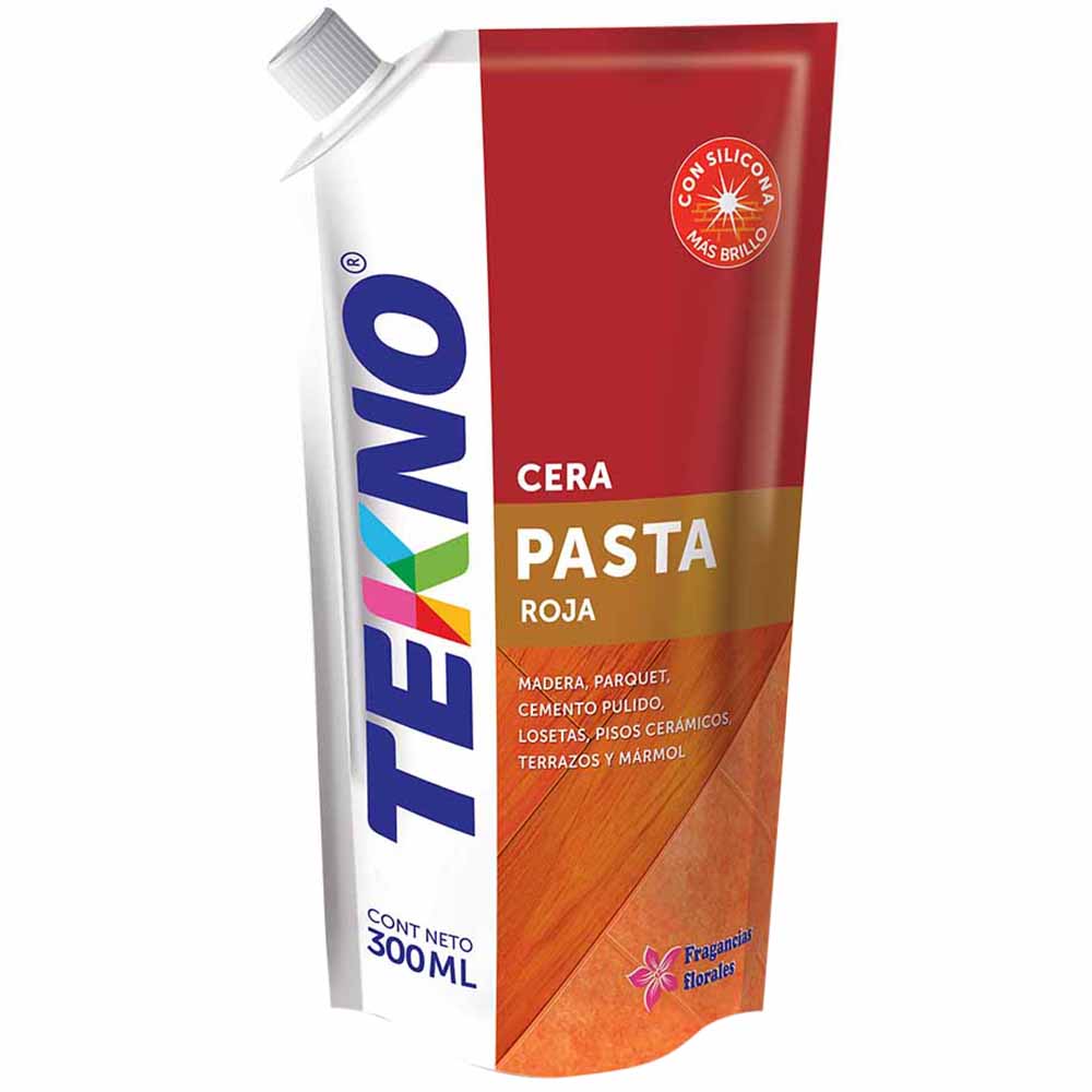 Cera en Pasta TEKNO Roja Doypack 300ml