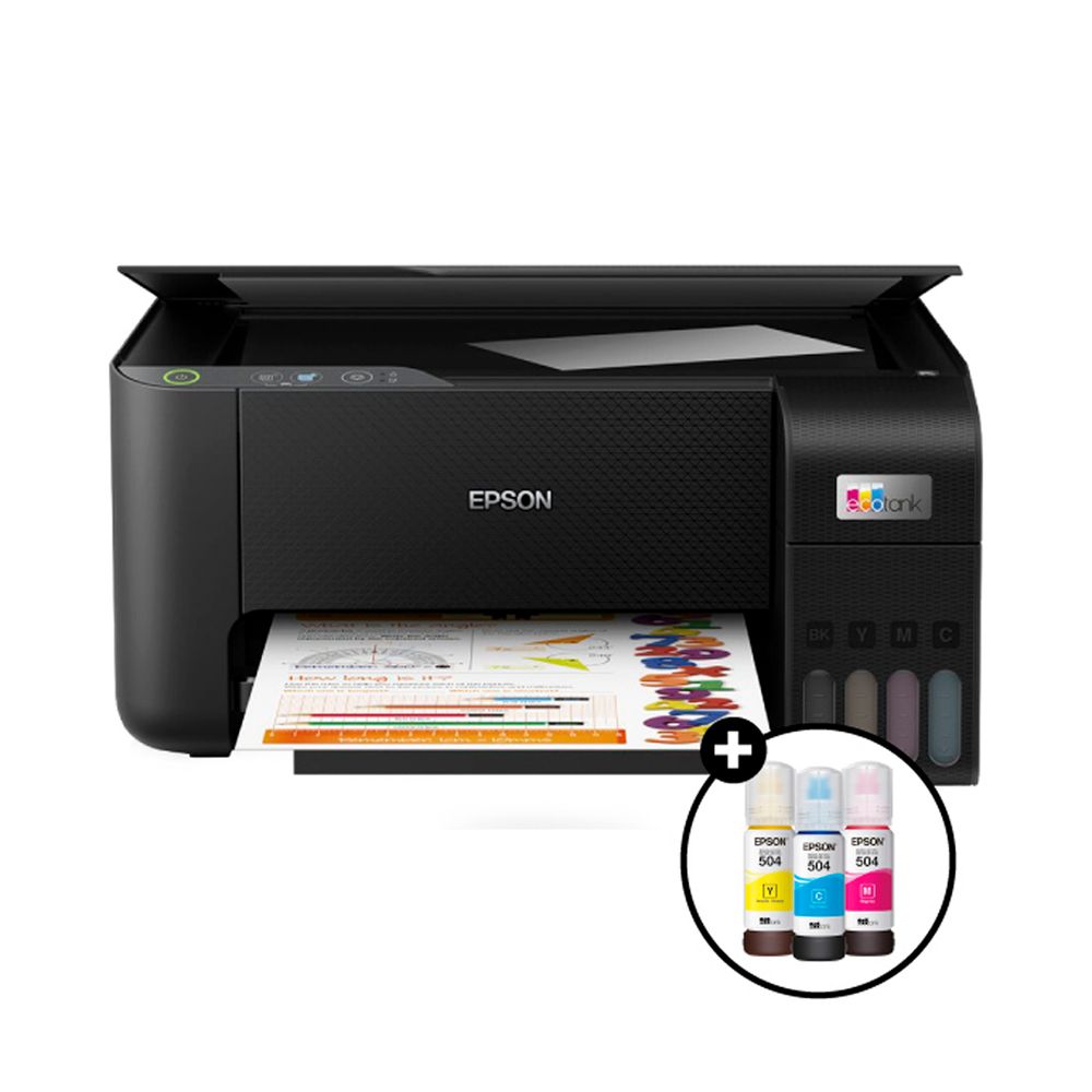 Impresora Multifuncional Epson L3210 Tinta Continua Conexión | Knasta Chile