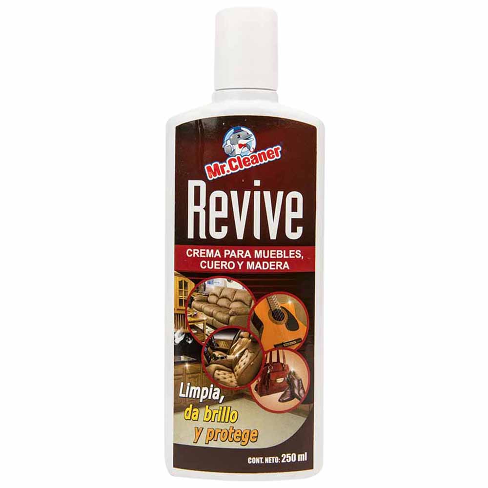 Limpiador Madera MR CLEANER Revive Muebles Frasco 250ml