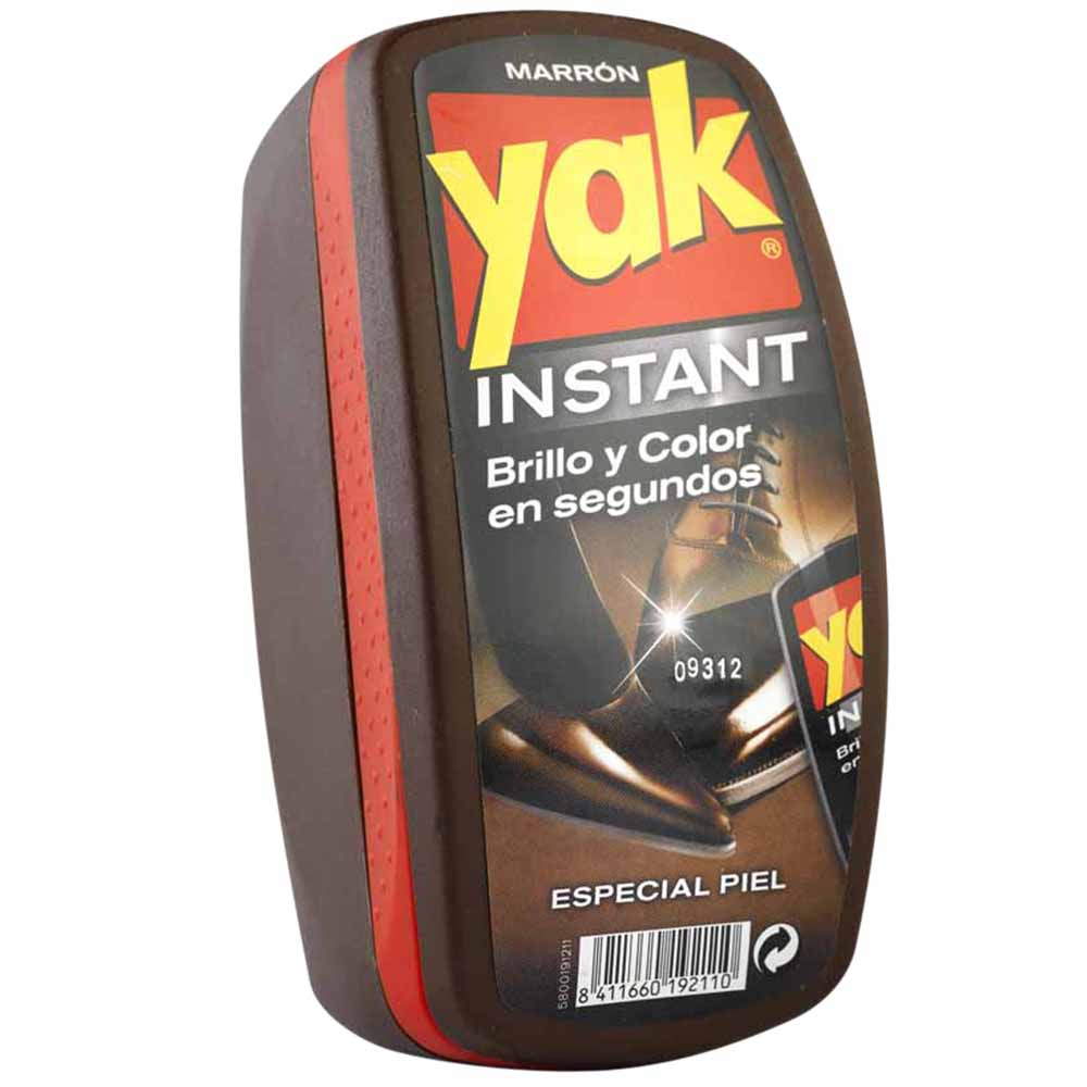 Esponja Limpia Calzado Marrón YAK Caja 1un