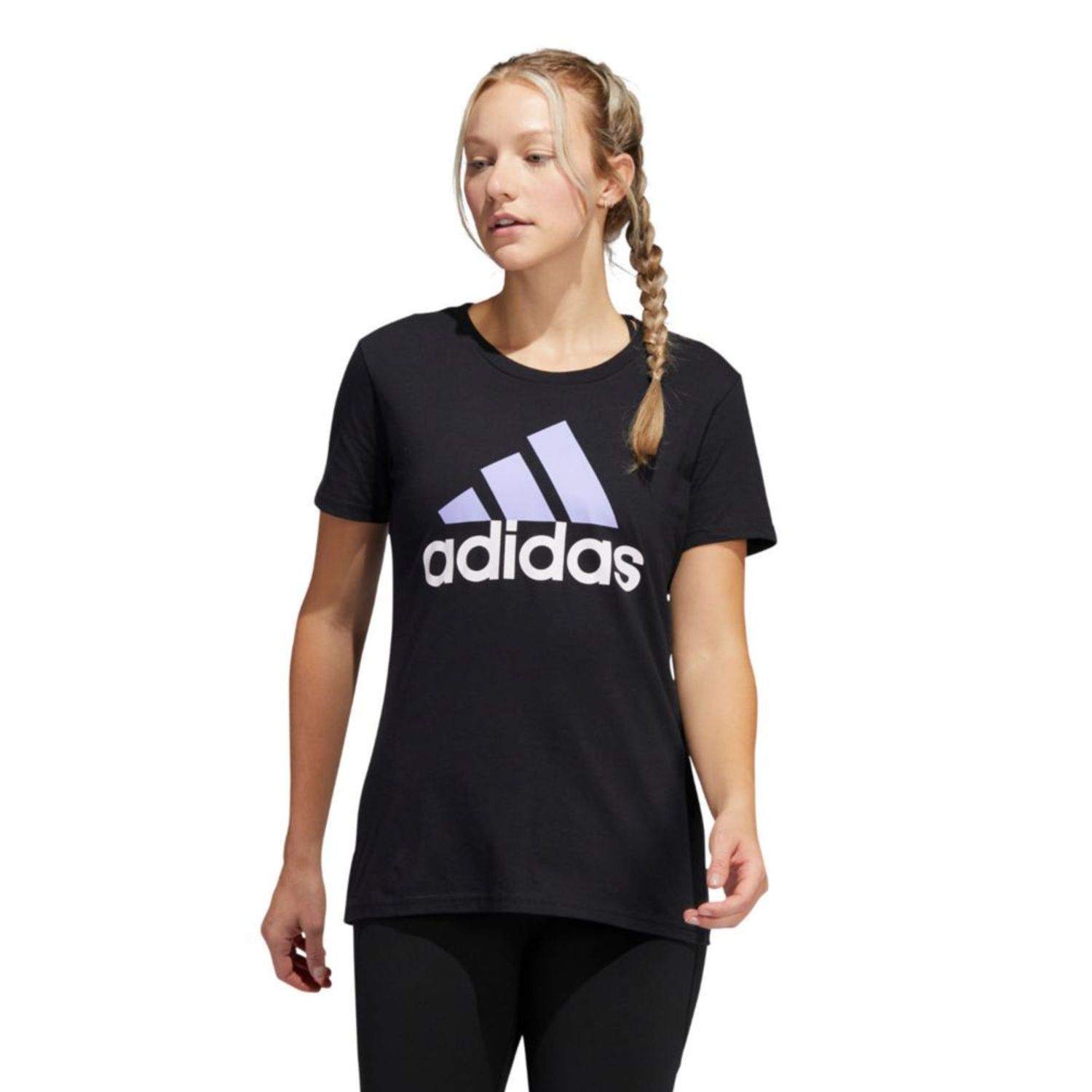 Polo Adidas Mujer Basic Bos Tee Negro | Oechsle.pe - Oechsle