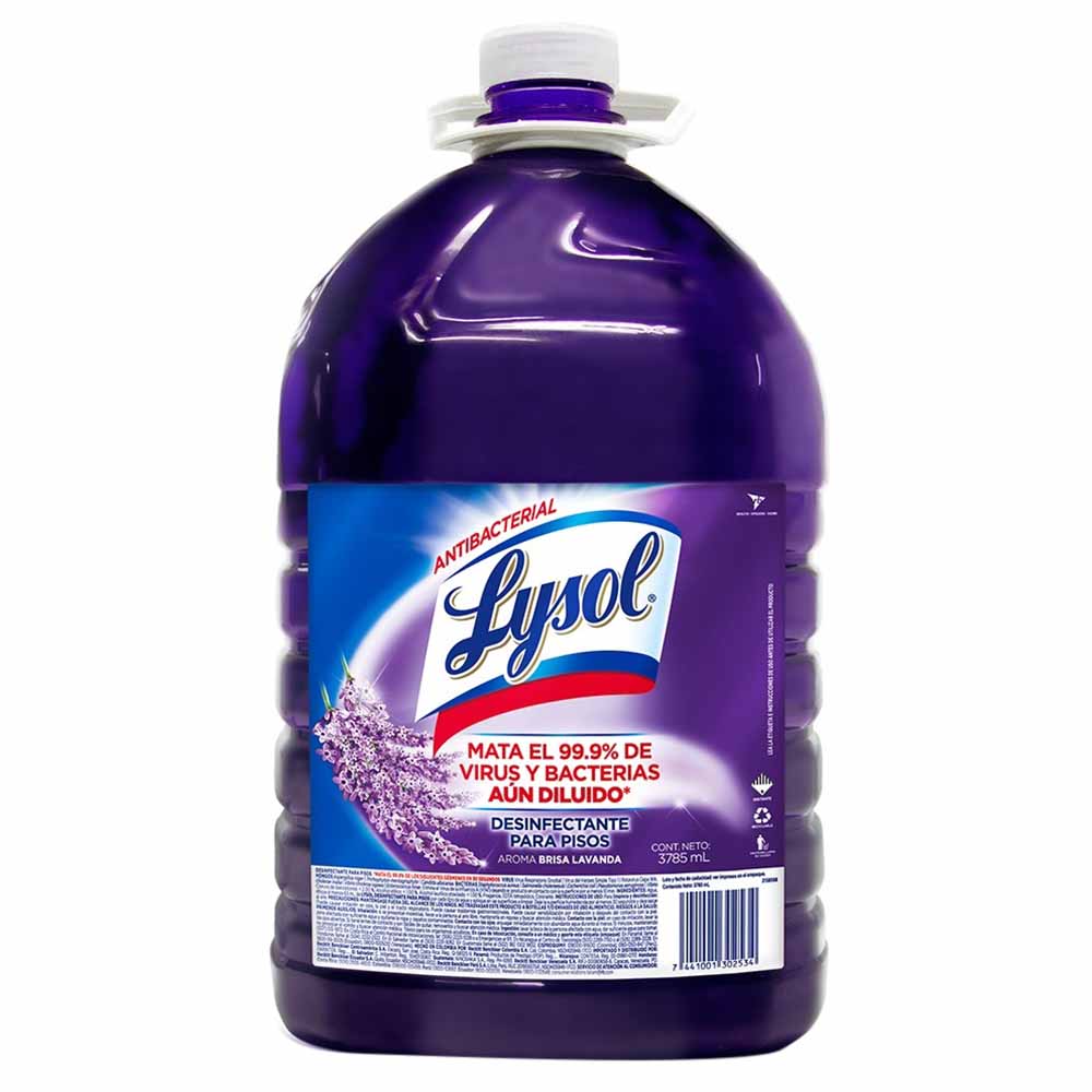 Desinfectante para Pisos LYSOL Lavanda Frasco 3785ml