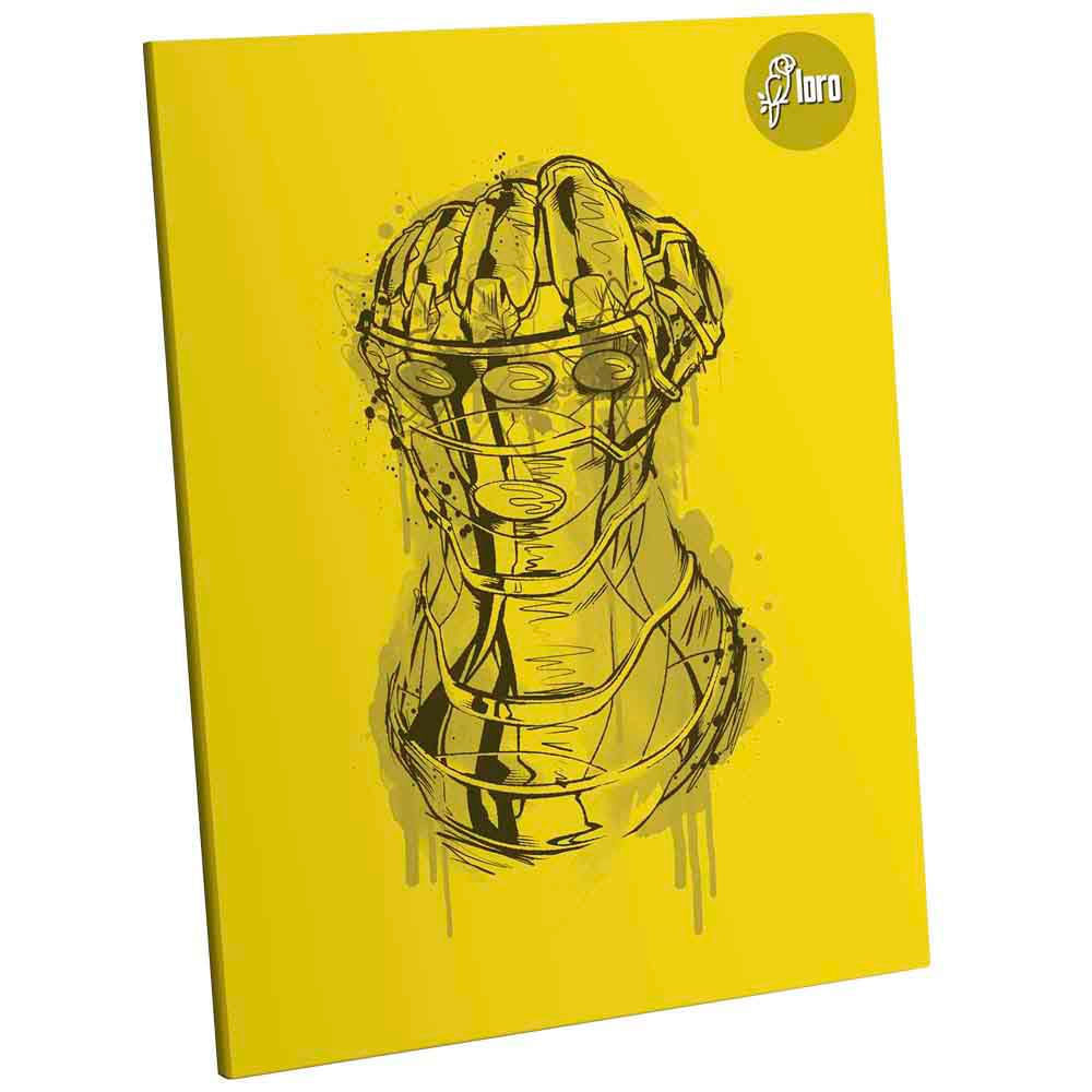 Cuaderno LORO Deluxe Cuadriculado Disney Hombre Monocromático 80 Hojas