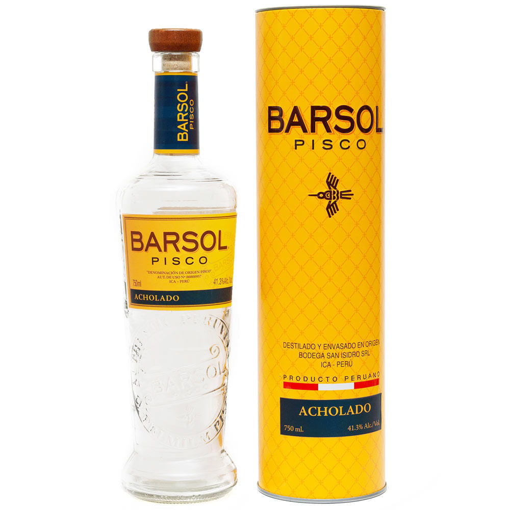 Pisco BARSOL Acholado Botella 750ml