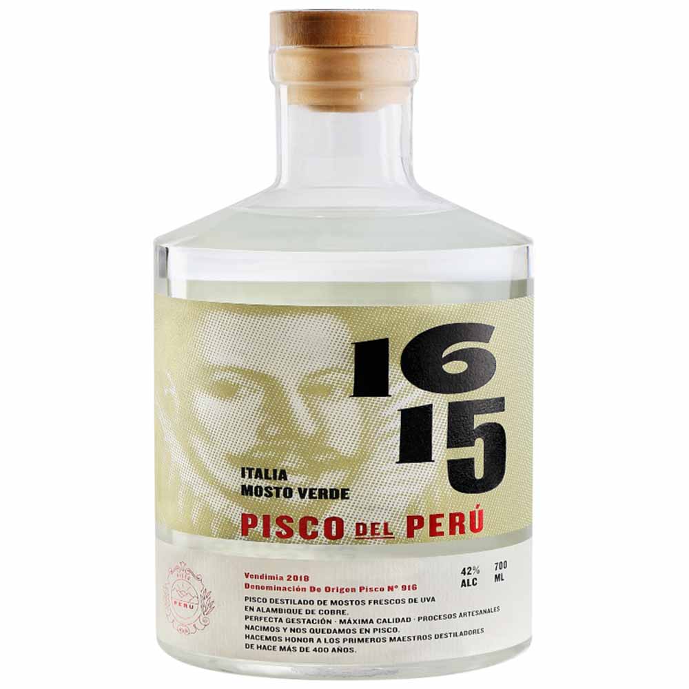 Pisco 1615 Mosto verde Italia botella 700ml