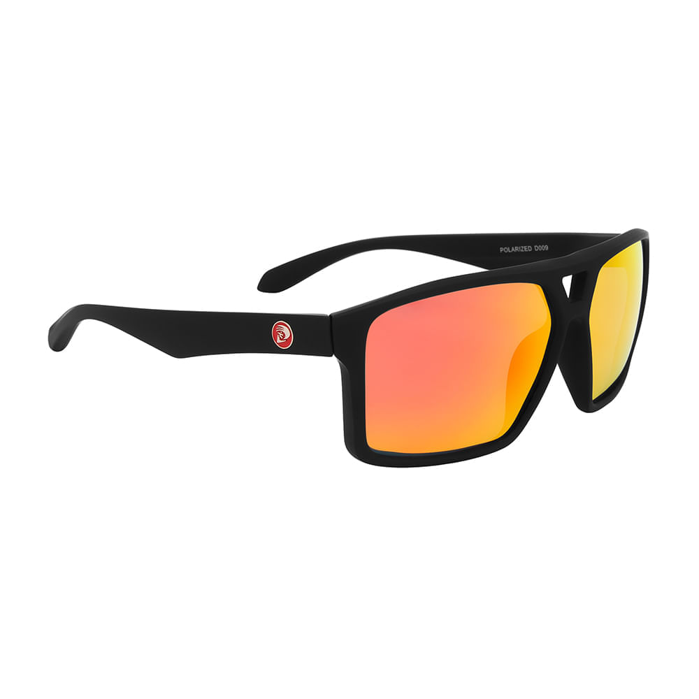 Lentes de Sol Dubery D009 UV400 Color Negro con Naranja