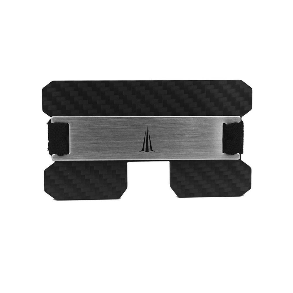 Billetera TheIcon Black Steel Carbon Cashless