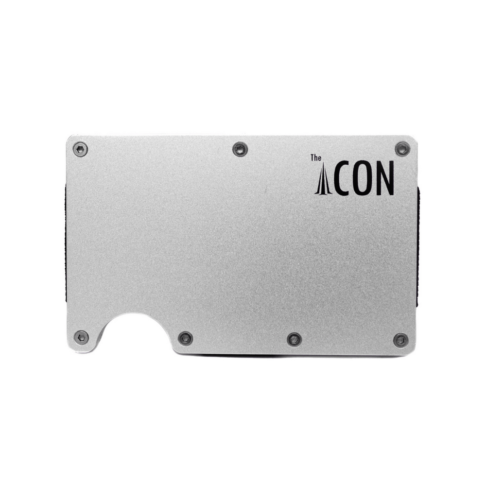 Billetera TheIcon Silver Aluminium Cashless