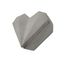 Caja Colección Geométrica Corazón Gris 9.5x8.5x6cm