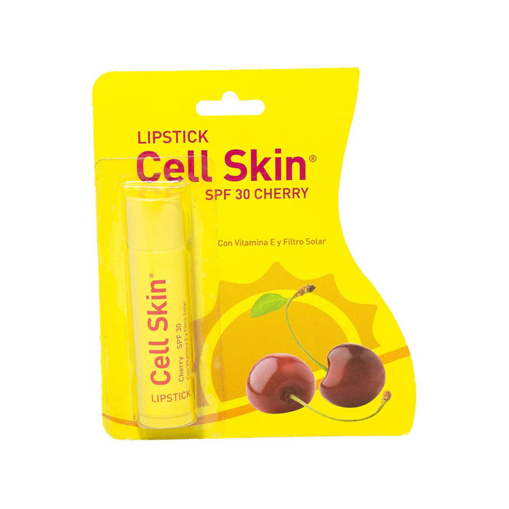 Bloqueador Labial Lipstick Cell Skin FPS 30 Sabor 