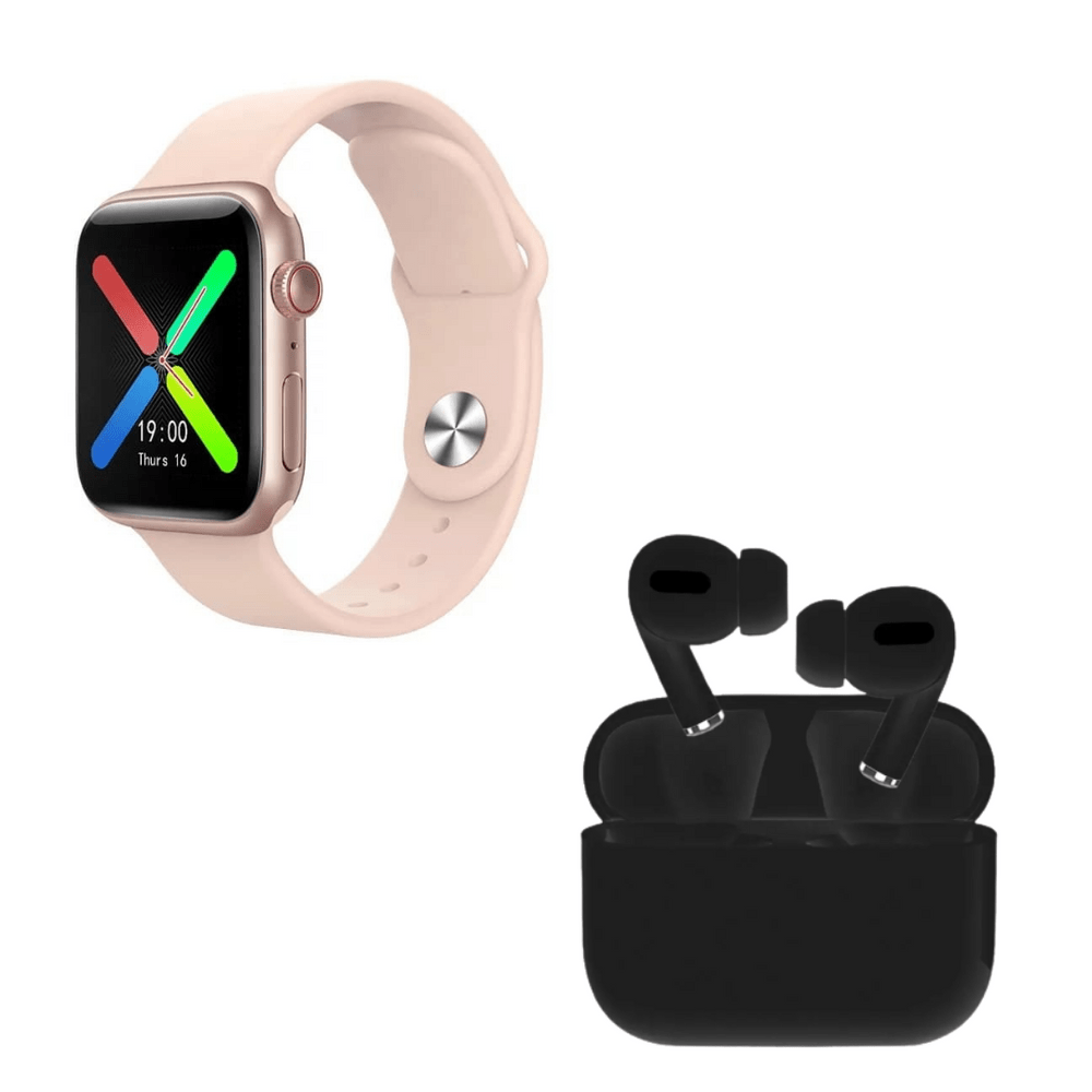 Smartwatch T500 + Plus (Serie 6 Rosado – Creativos Shop