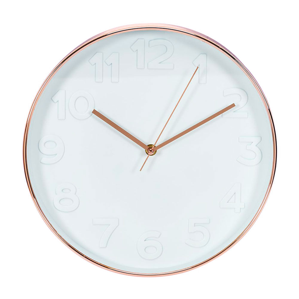 Reloj de pared Vidrio 25.4cm Día - Oechsle