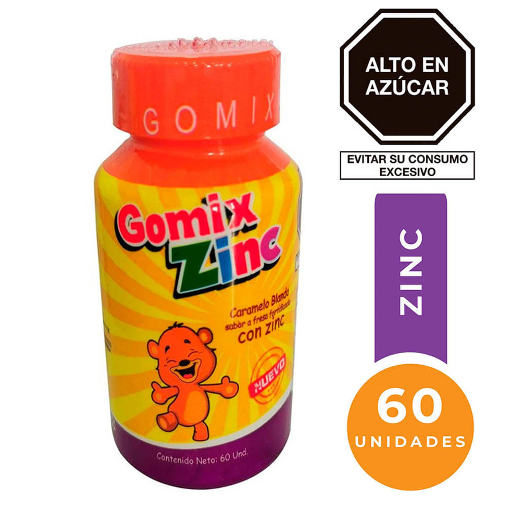 Gomix Zinc Caramelo blando