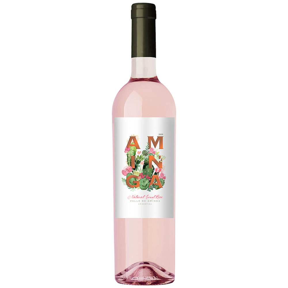 Vino AMINGA Jóven Rosado Semi Seco Botella 750ml