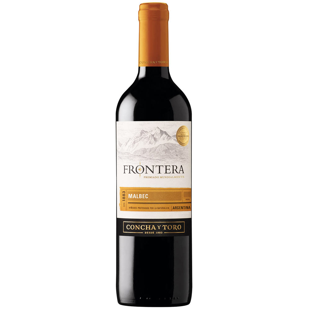 Vino Tinto FRONTERA Malbec Botella 750ml