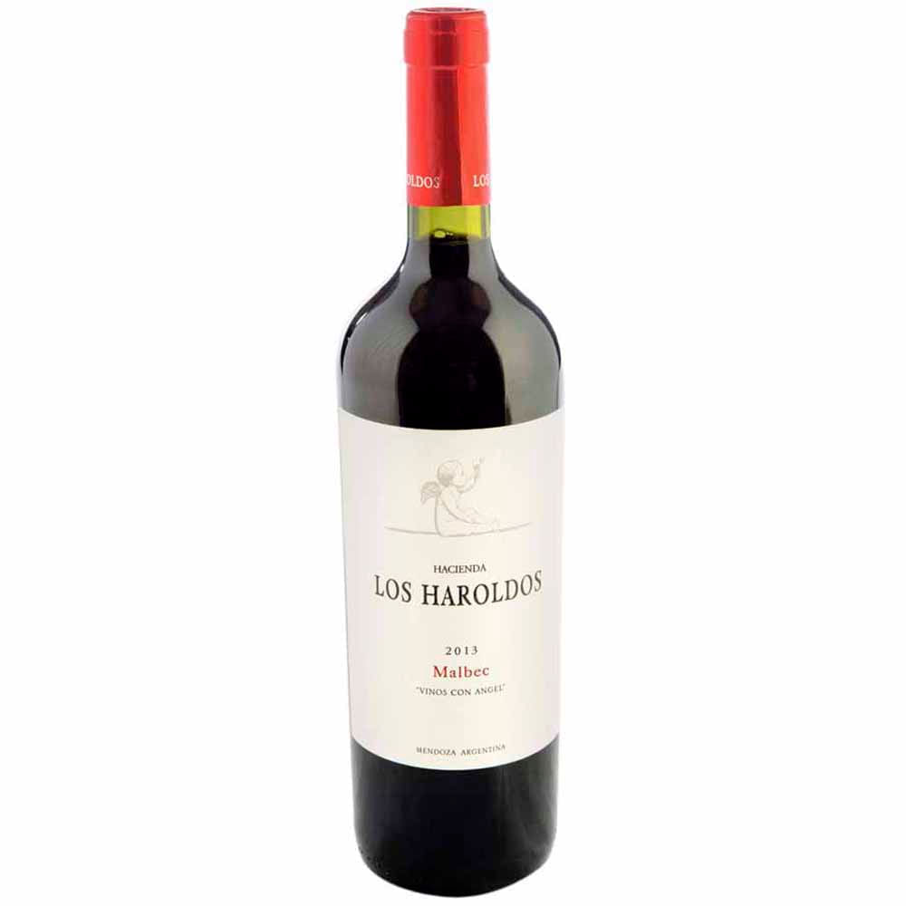Vino Tinto LOS HAROLDOS Malbec Botella 750Ml