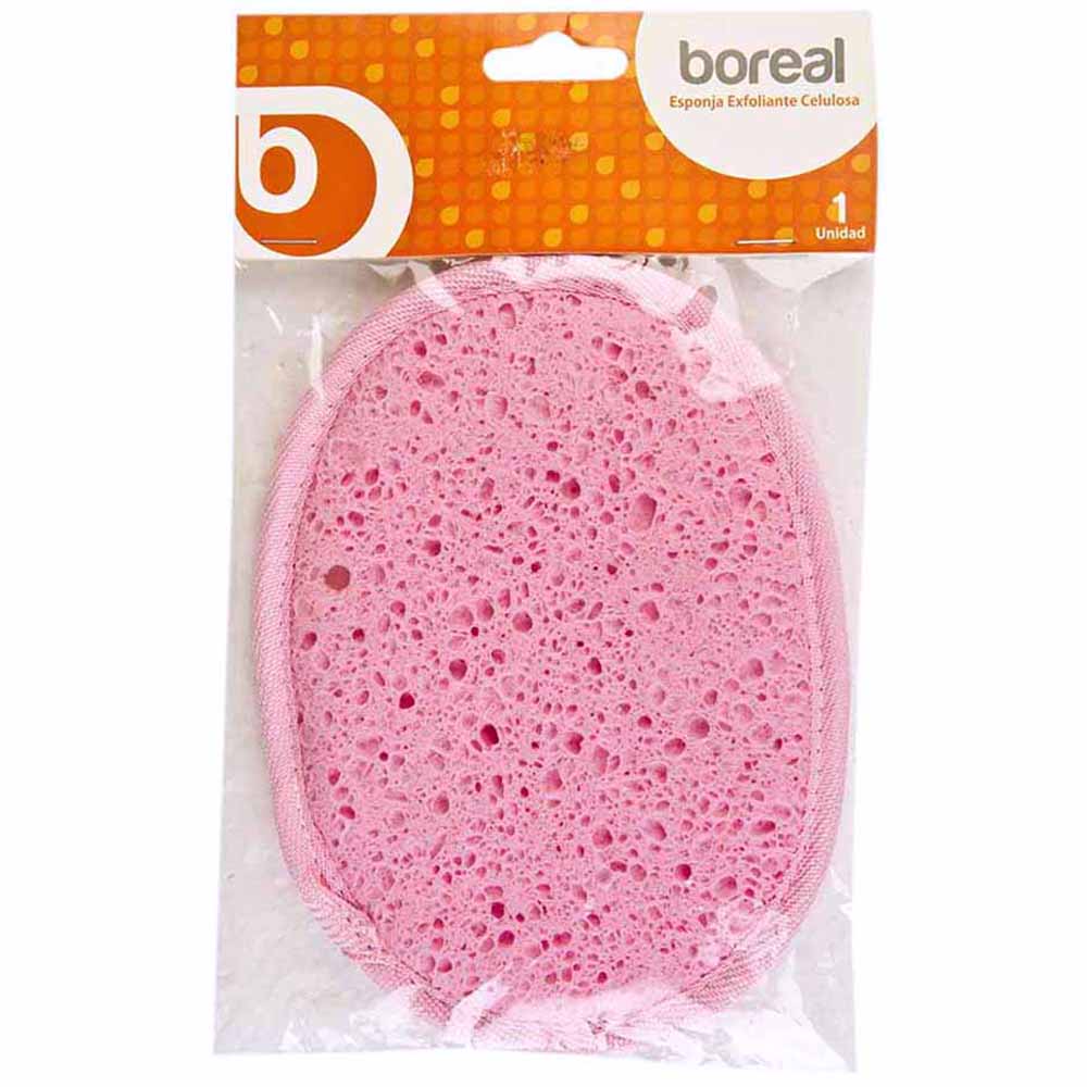 Esponja de baño BOREAL Exfoliante Celulosa Bolsa 1un