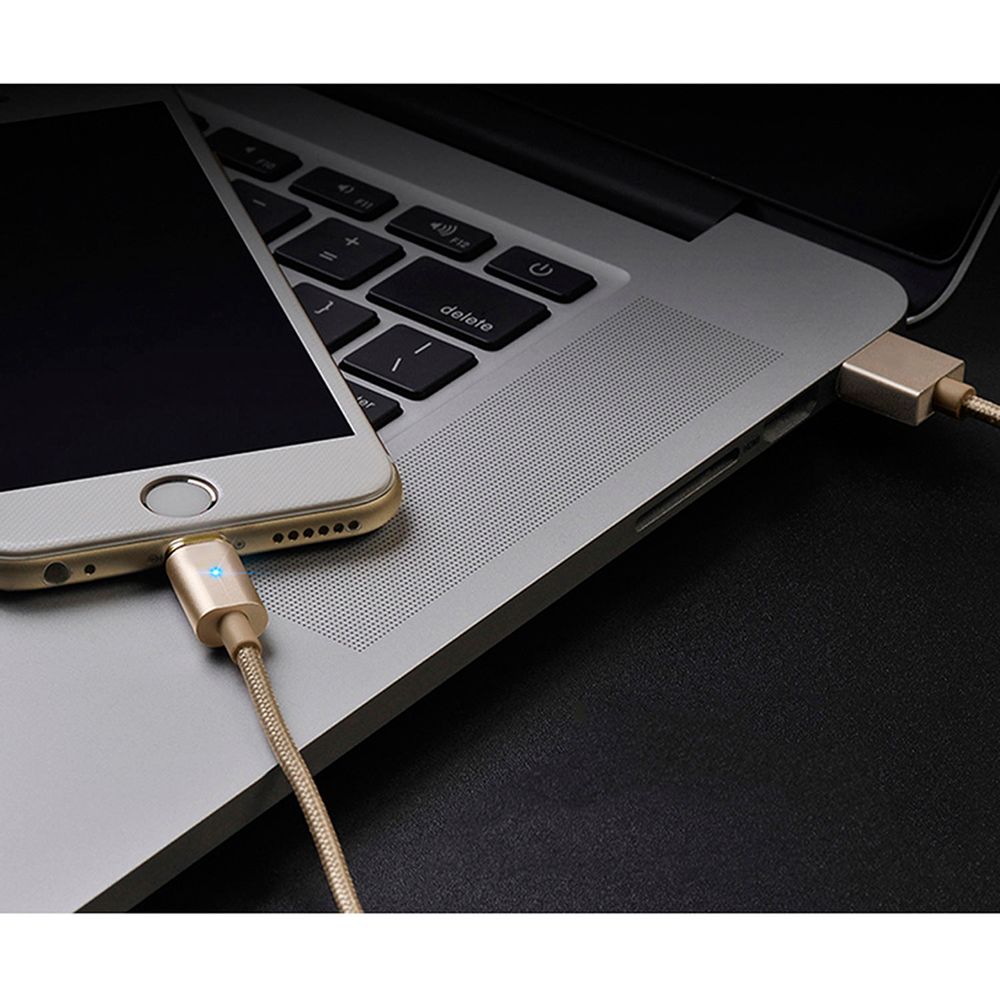 Cable USB Magnético para Smartphone Celular - Gold