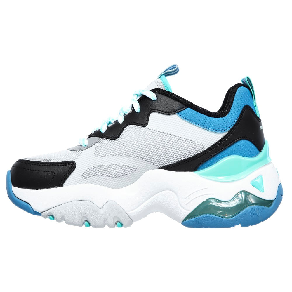 Zapatilla Skechers 149085-LGBK Celeste 