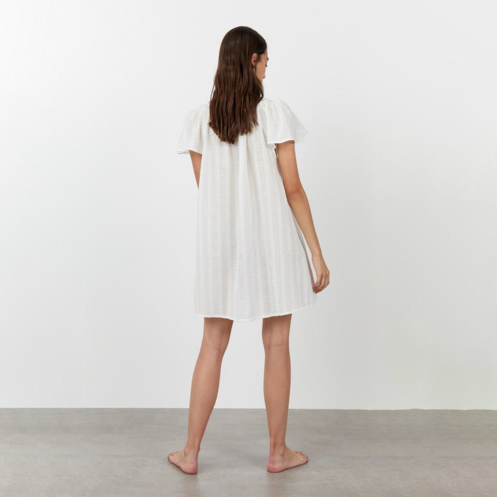 Pijama Sfera Mujer Camison Plumeti Blanco Roto | Oechsle.pe - Oechsle
