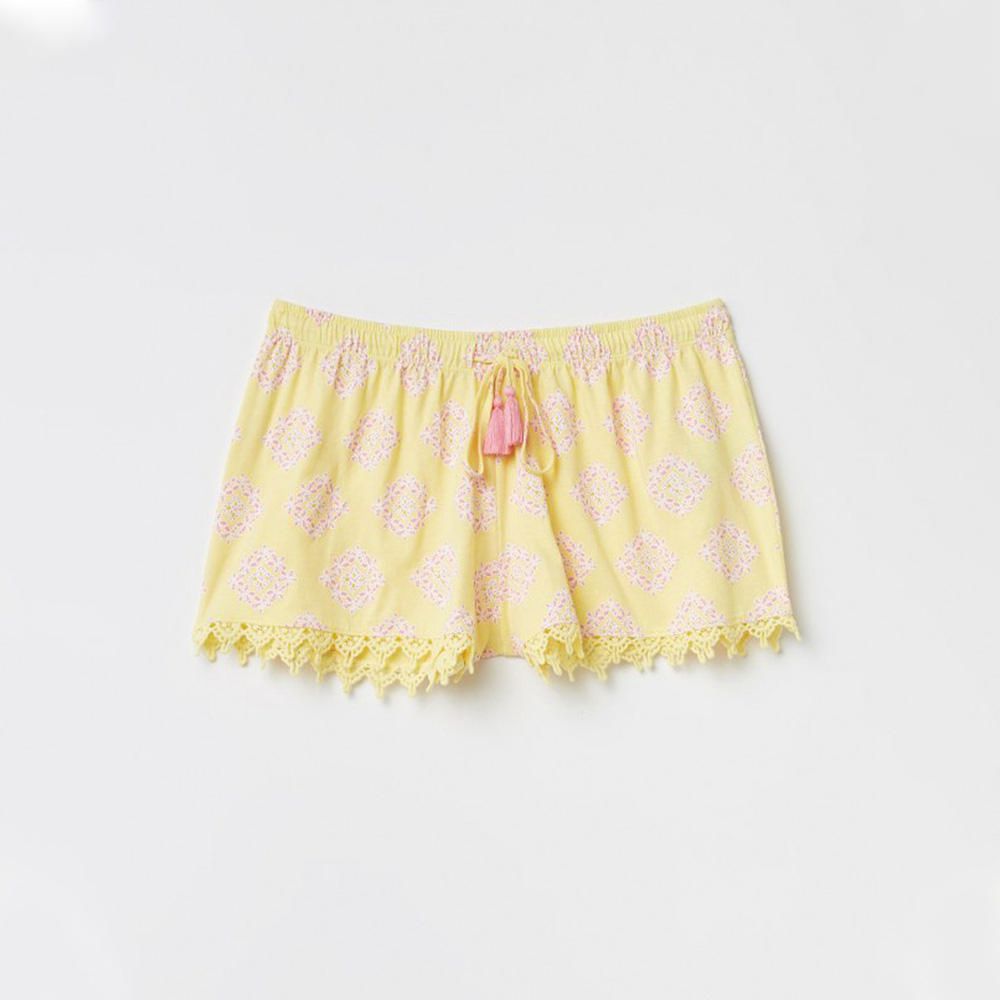 Pijama Sfera Mujer Pantalon Estampado Amarillo Claro | Oechsle.pe - Oechsle