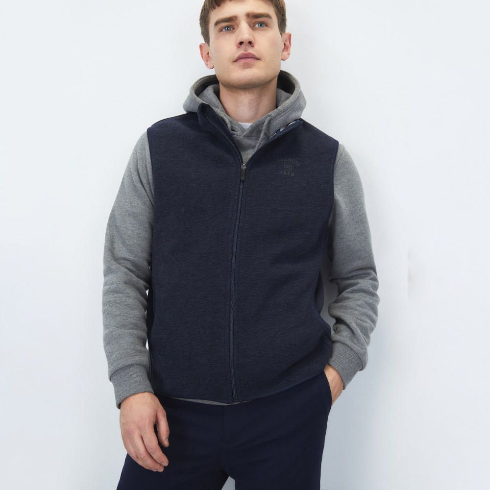 Chaleco Sfera Hombre Forro Polar Navy | Oechsle - Oechsle