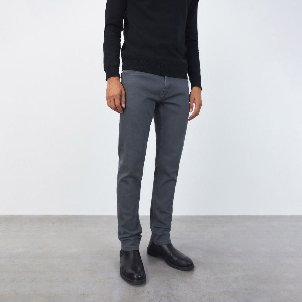 Jeans Sfera Hombre Denim Color Slim Grey | Oechsle - Oechsle