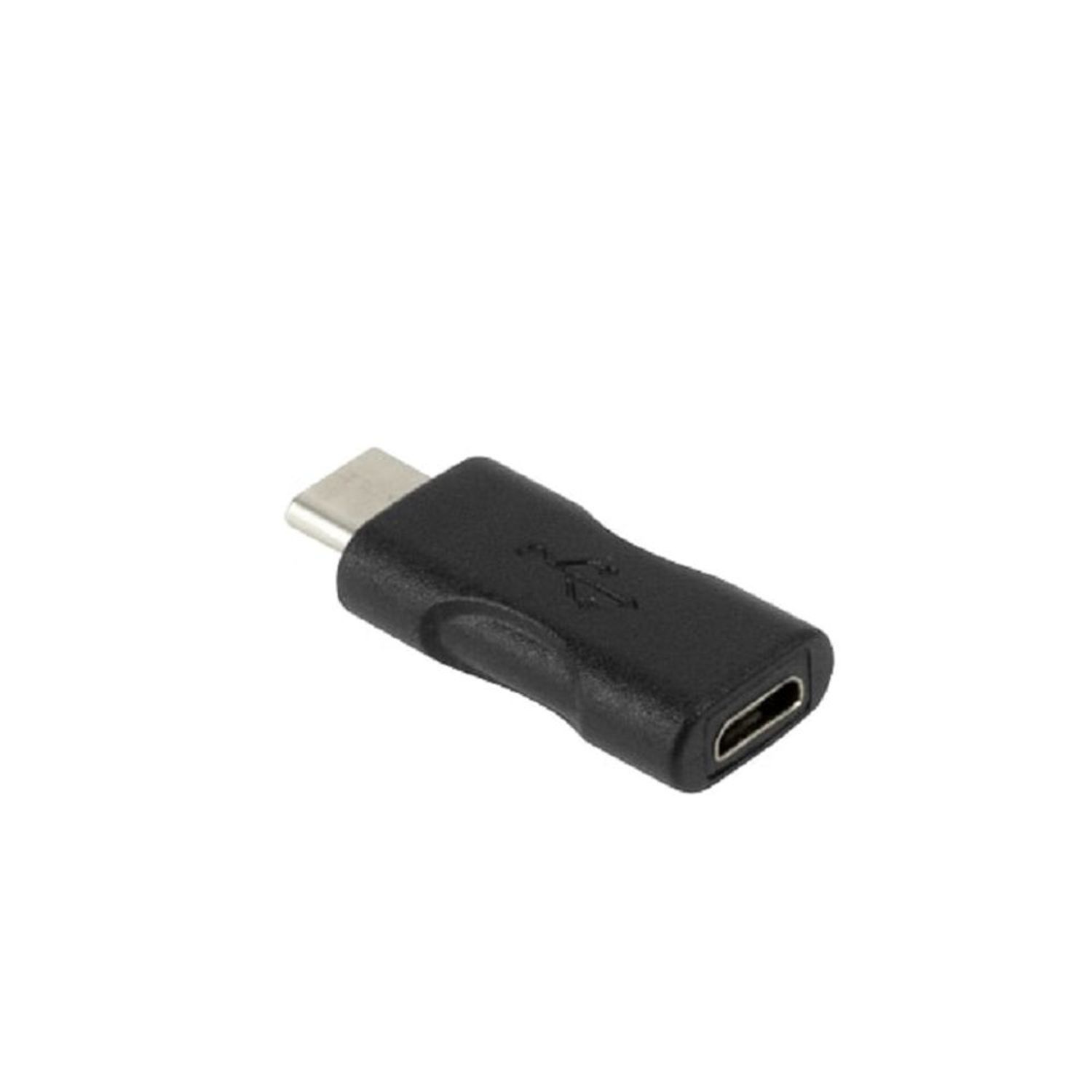 Adaptador OTG Tipo C Negro + Micro USB - Promart