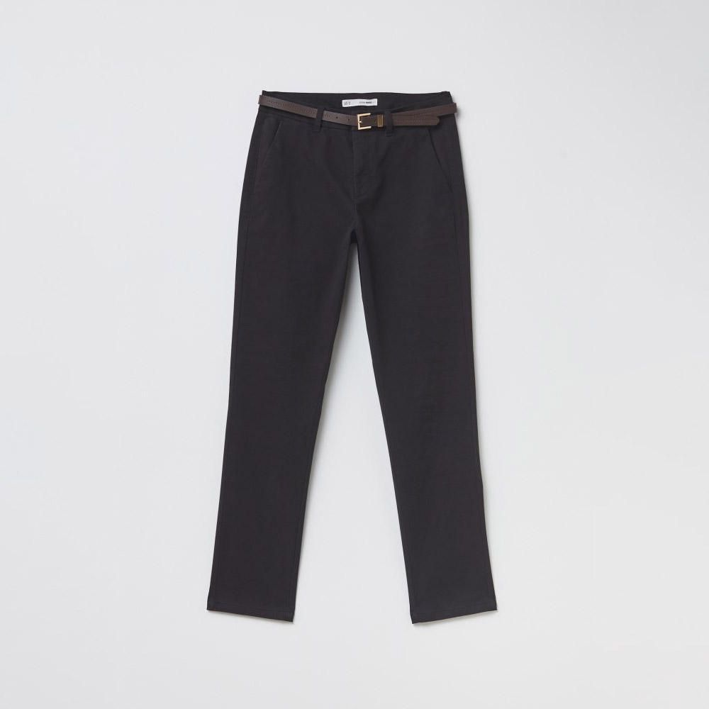 Pantalon Sfera Mujer Chino Cinturón Black | Oechsle.pe - Oechsle