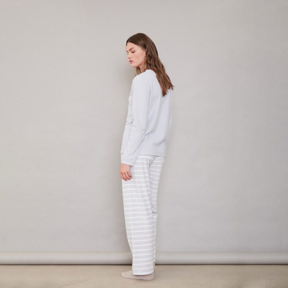 Pijama Sfera Mujer Circular Buhos Azul | Oechsle.pe - Oechsle