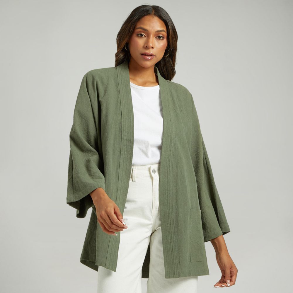 Blazer Kimono Mujer | Oechsle.pe - Oechsle