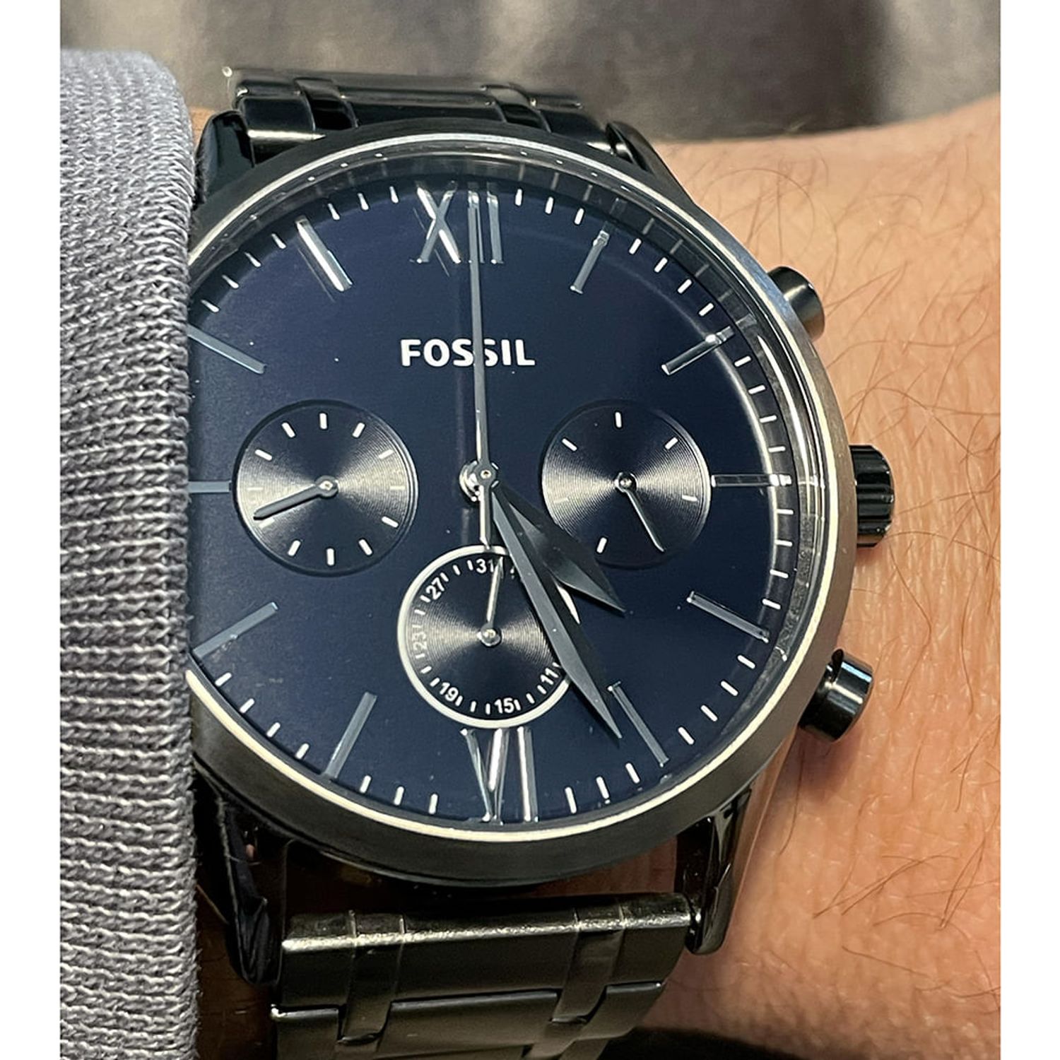 Reloj Fossil Fenmore BQ2401 Multifuncional Para Hombre Acero Inoxidable ...