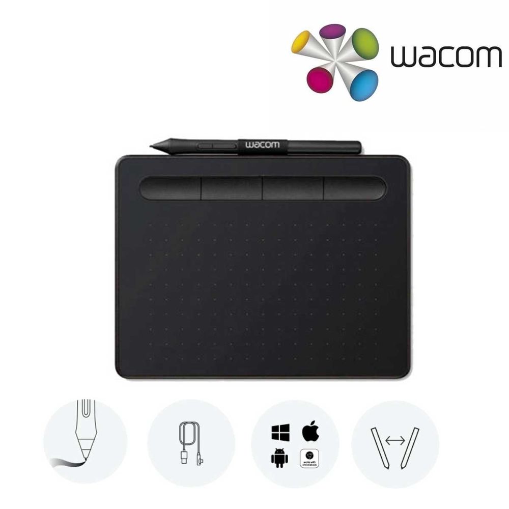 Tableta Gracfico Color Negro Wacom Intuos Small Ctl4100 I Oechsle - Oechsle