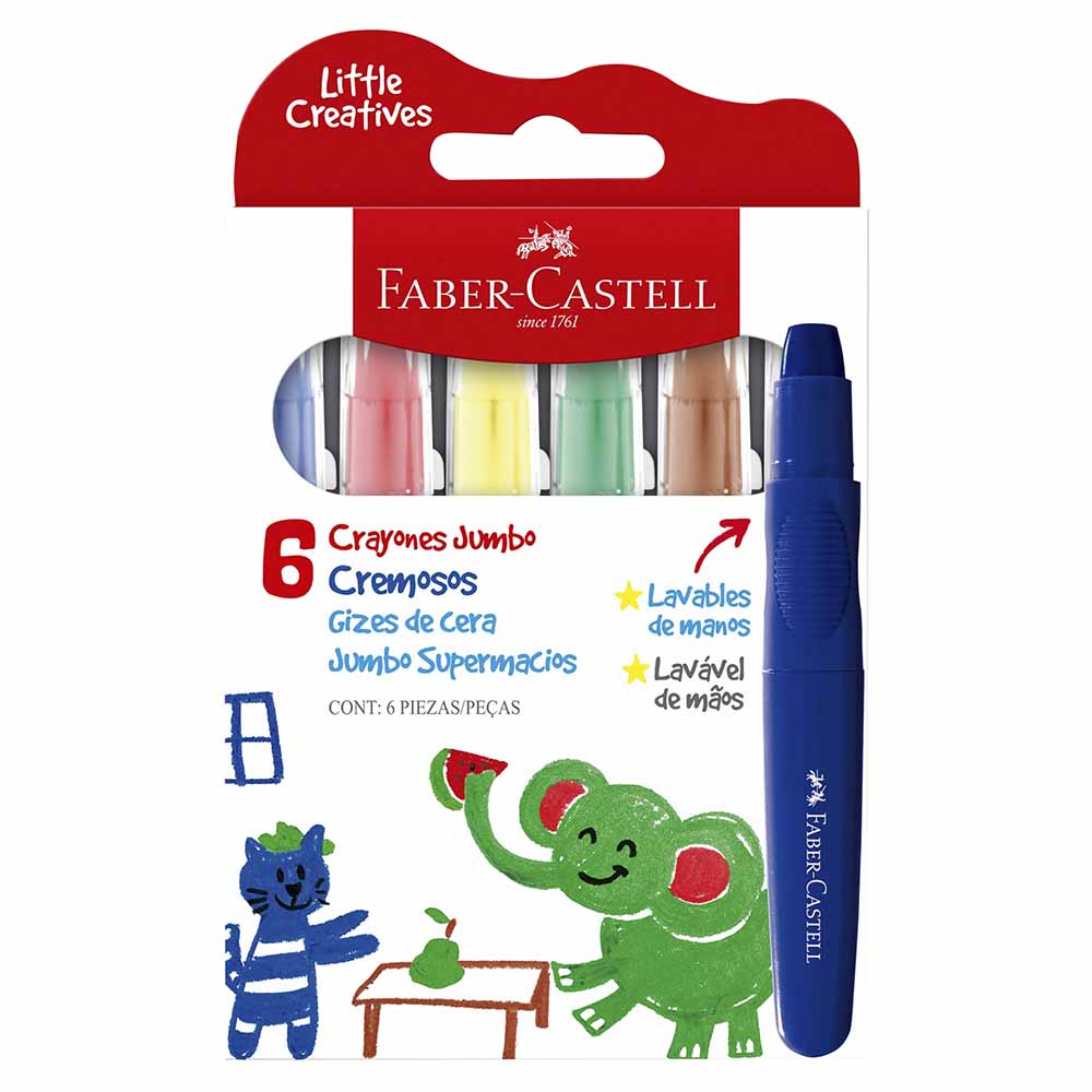 Crayones Jumbo FABER CASTELL 224006