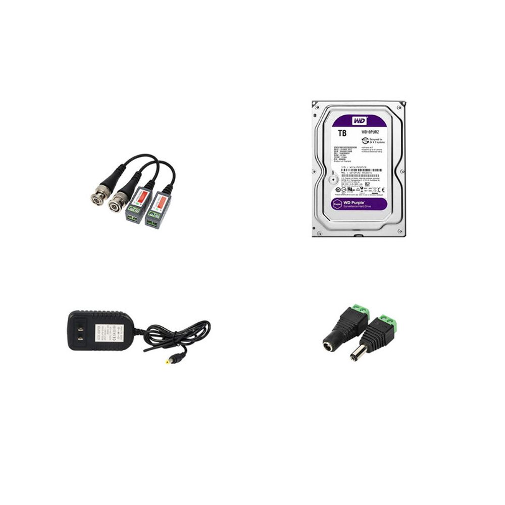 Kit 3 Cámaras de Vigilancia Hikvision Hd 720P 1Tb + Kit de Micrófono -  Promart