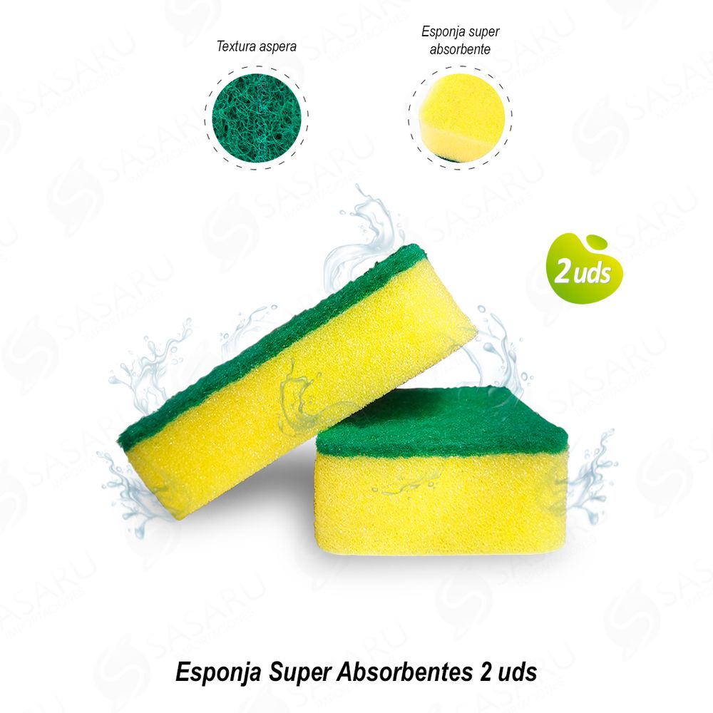 Esponja Super Absorbentes 2 uds
