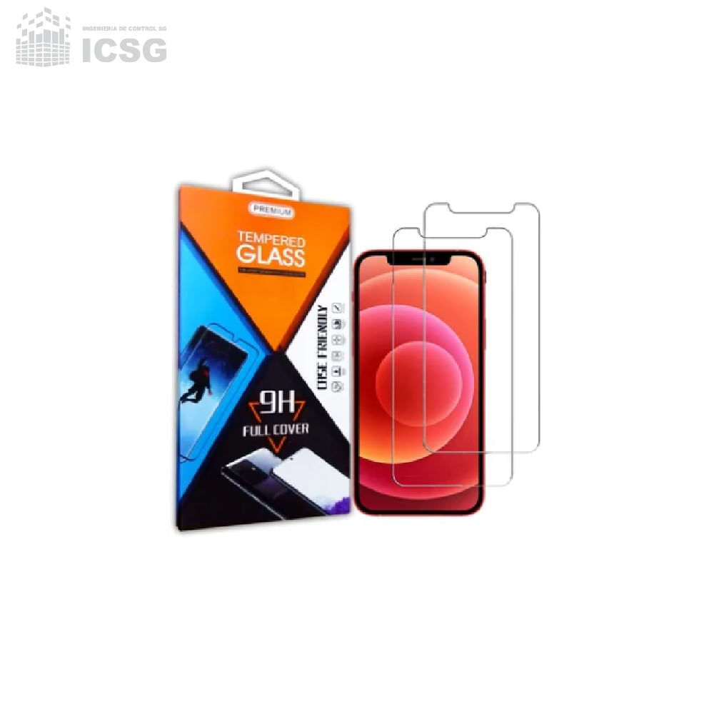 Mica De Cristal Templado Para iPhone 12 Pro Max 3 Piezas