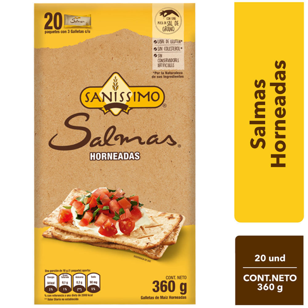 Galletas Horneadas SALMAS Caja 360g