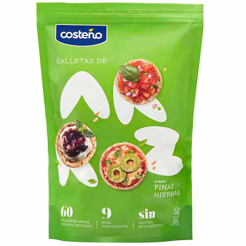 Galleta de Arroz COSTEÑO Finas Hierbas Doypack 150g