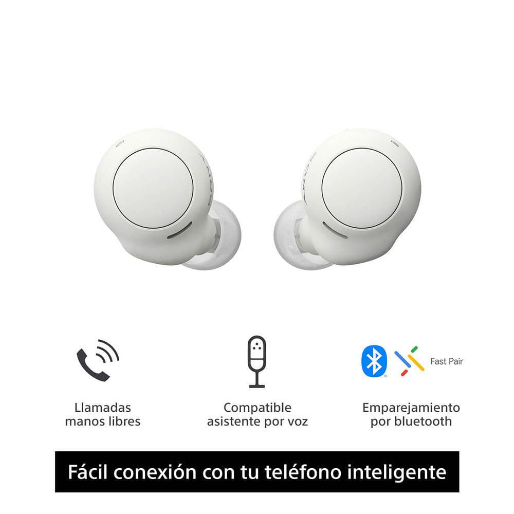 SONY Audifonos Sony WF-C500/WZ UC TWS In Ear Bluetooth Blanco