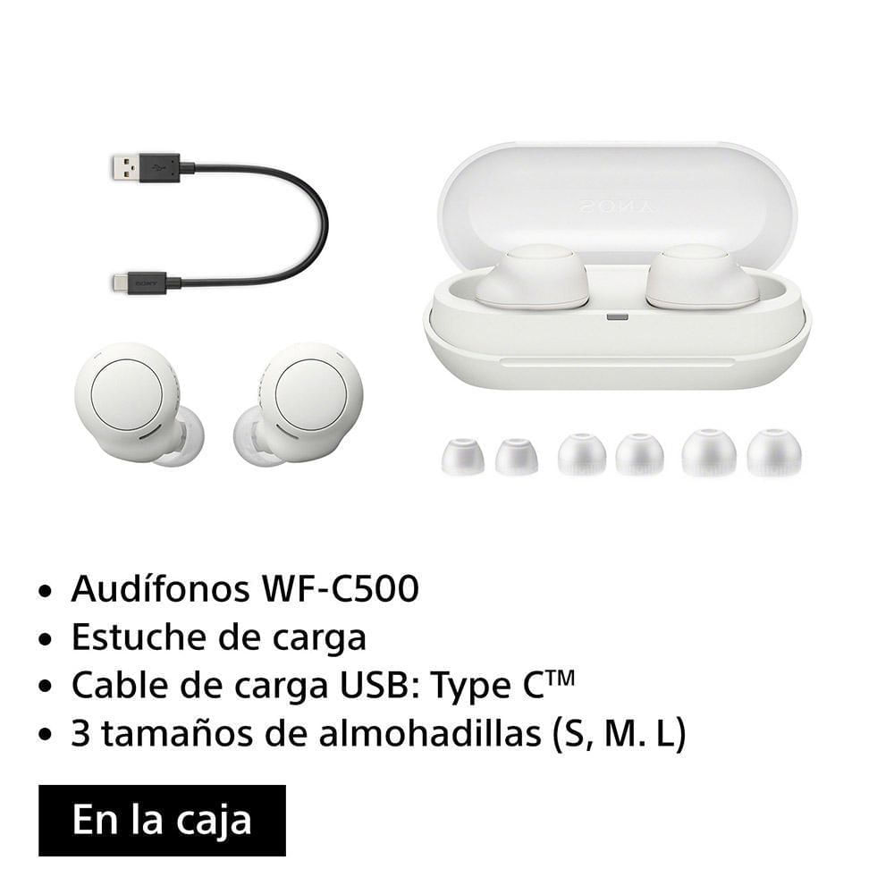 Audífonos True Wireless Sony WF-C500/BZ UC