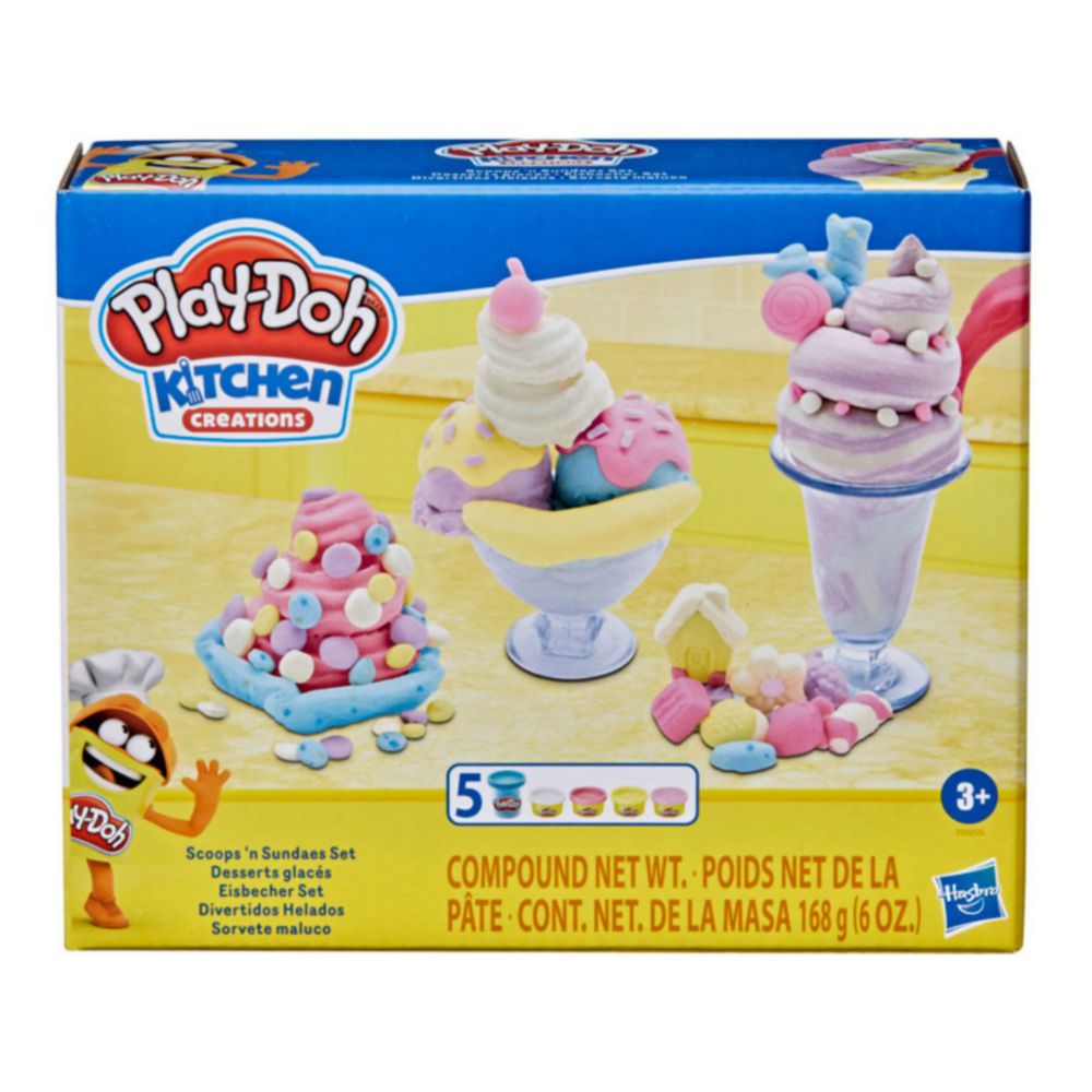 Masas y Plastilinas Play Doh Kitchen Creations Helados Divertidos Oechsle.pe Oechsle