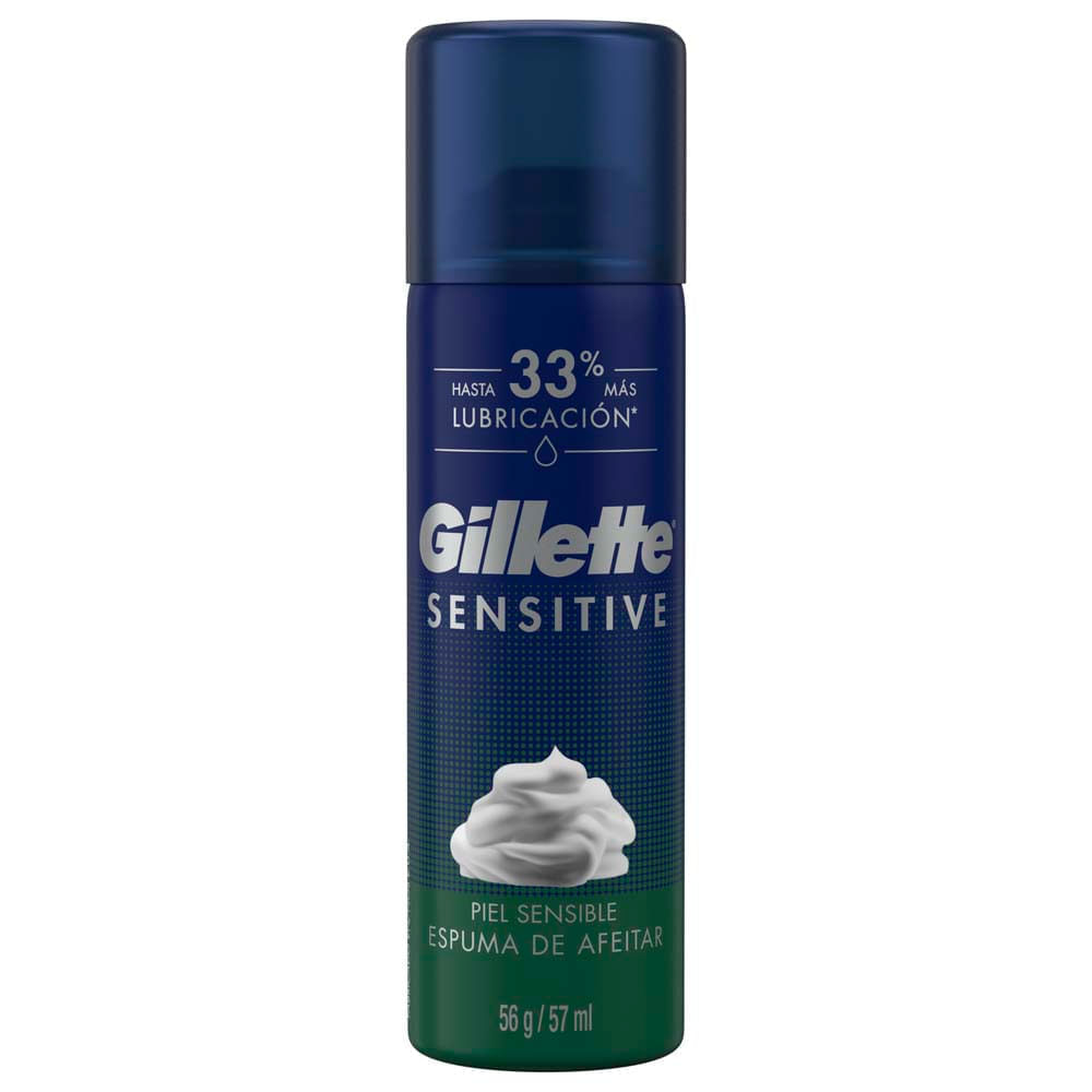Espuma de Afeitar GILLETTE Foamy Sensitive Frasco 56g - Oechsle